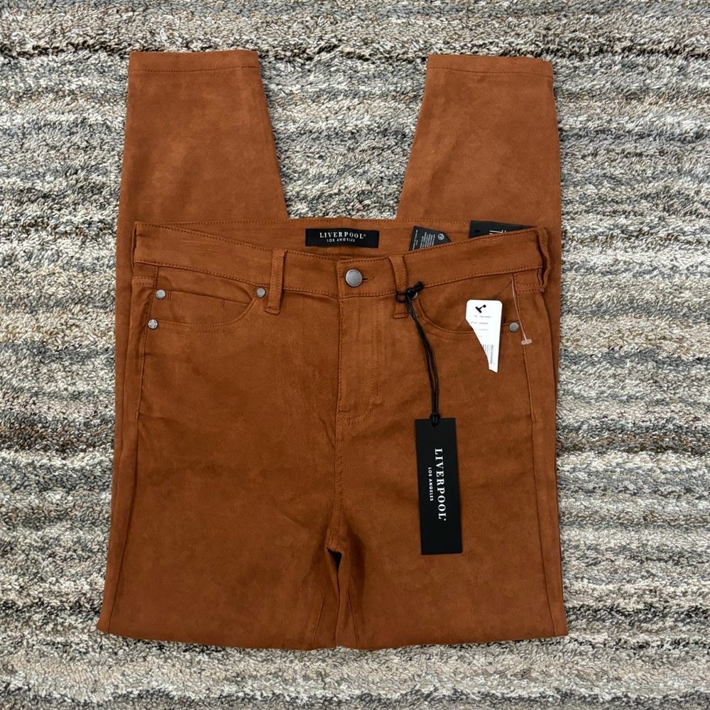 Liverpool Abby Ankle Skinny Faux Suede Jeans Sz 8/29 NWT | Liverpool Skinny Jean